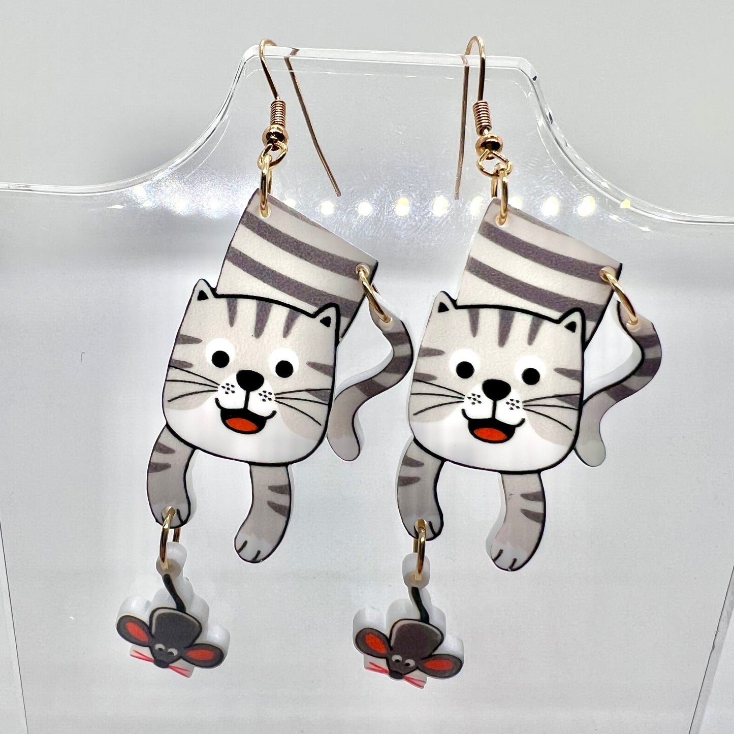 Cat & Mouse Earrings