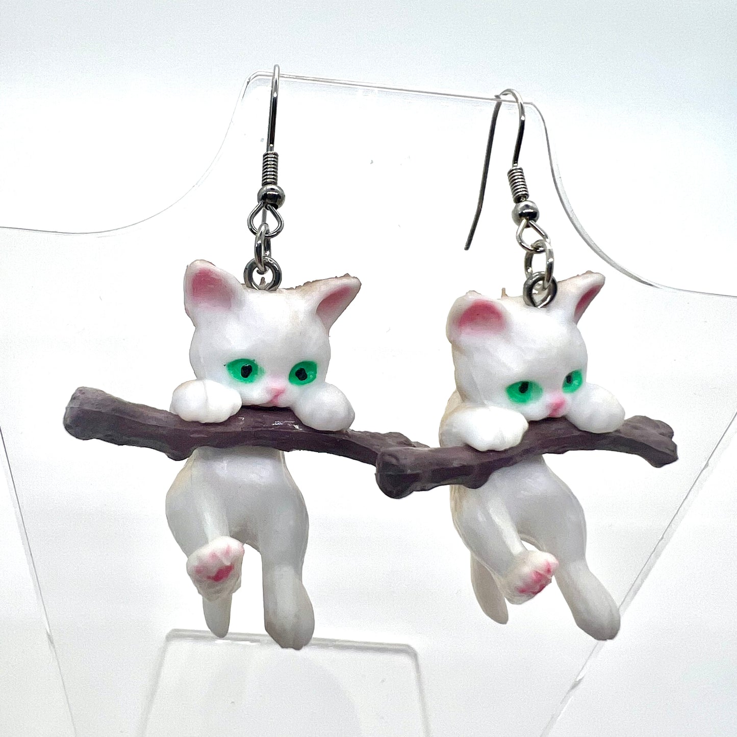 Hanging Cat Earrings