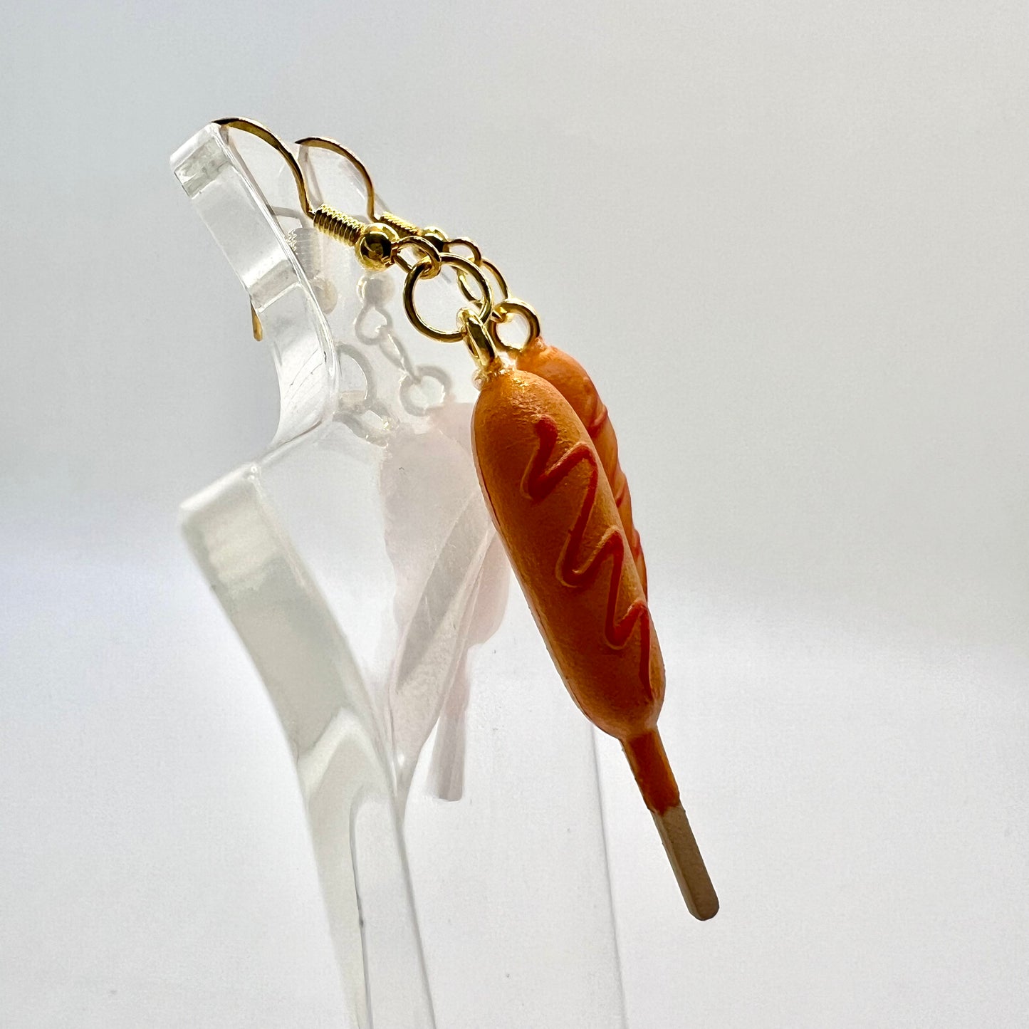 Corn Dog Earrings