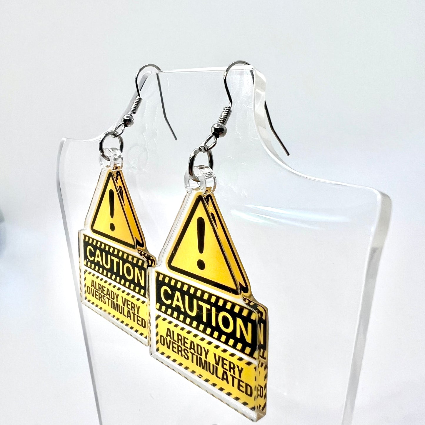 Caution! Overstimulated Earrings