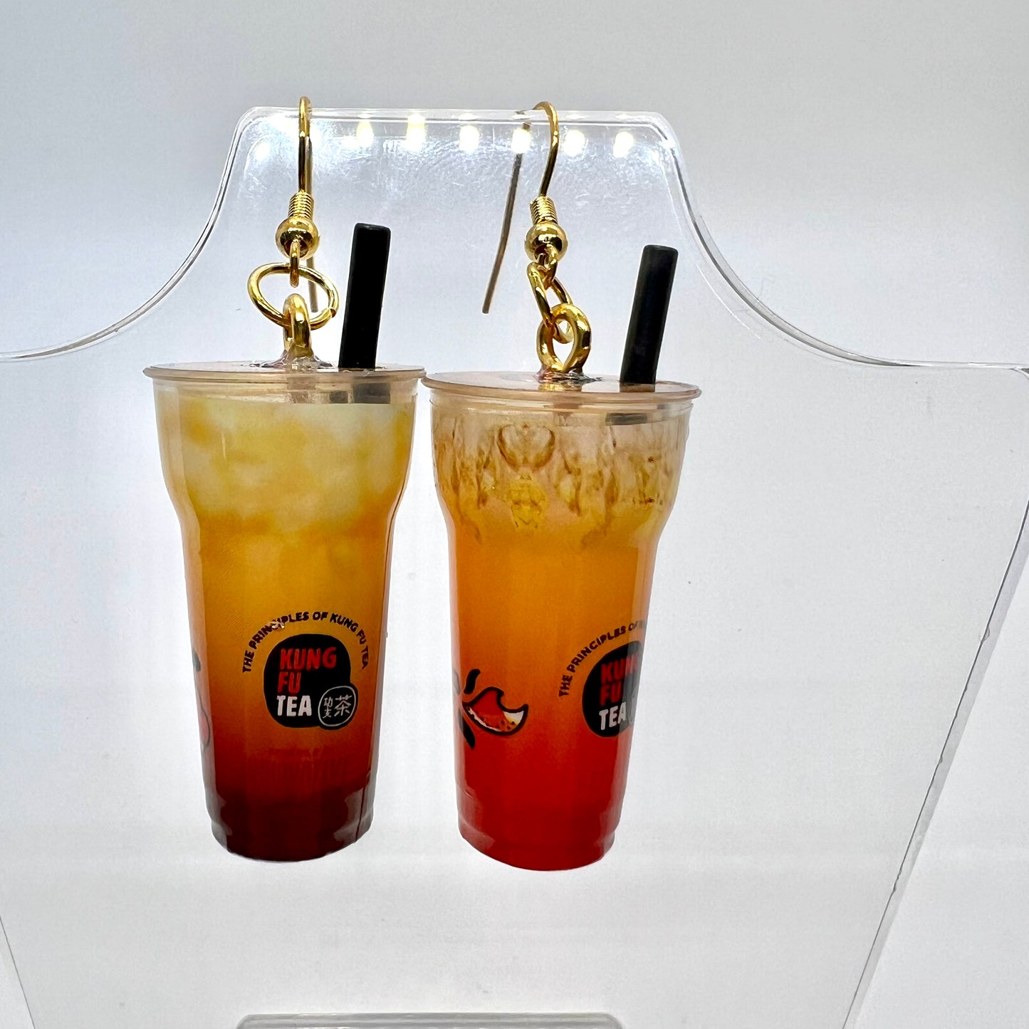 Kung Fu Tea Cups Earrings