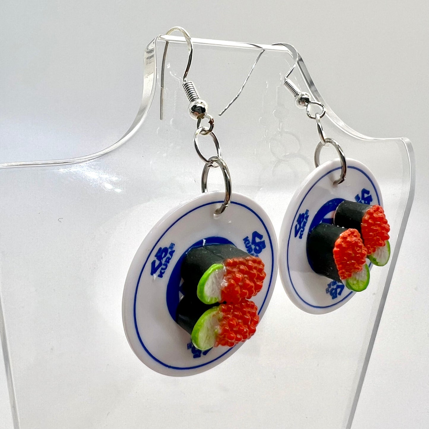 Sushi Plate Earrings