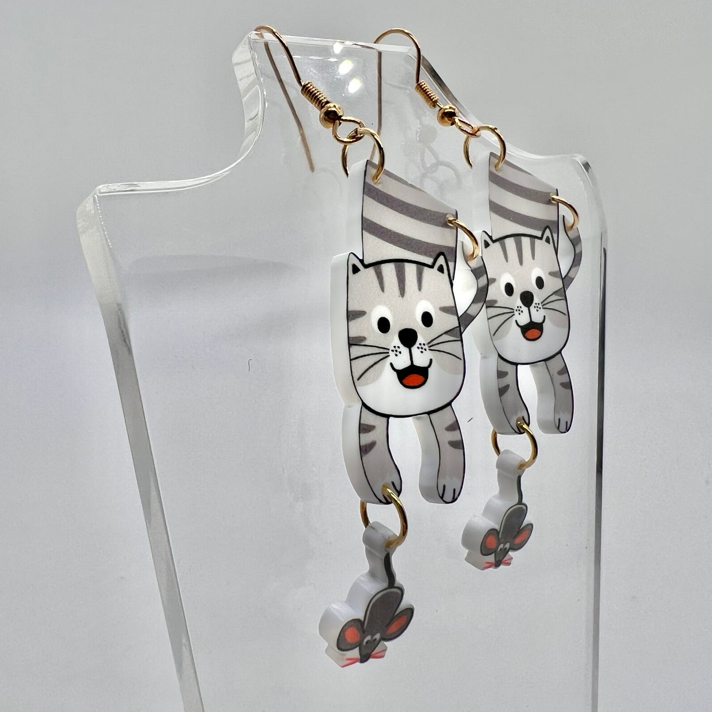Cat & Mouse Earrings