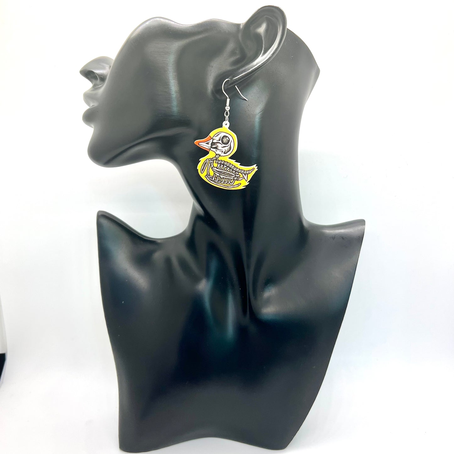 Duck Skeleton Earrings