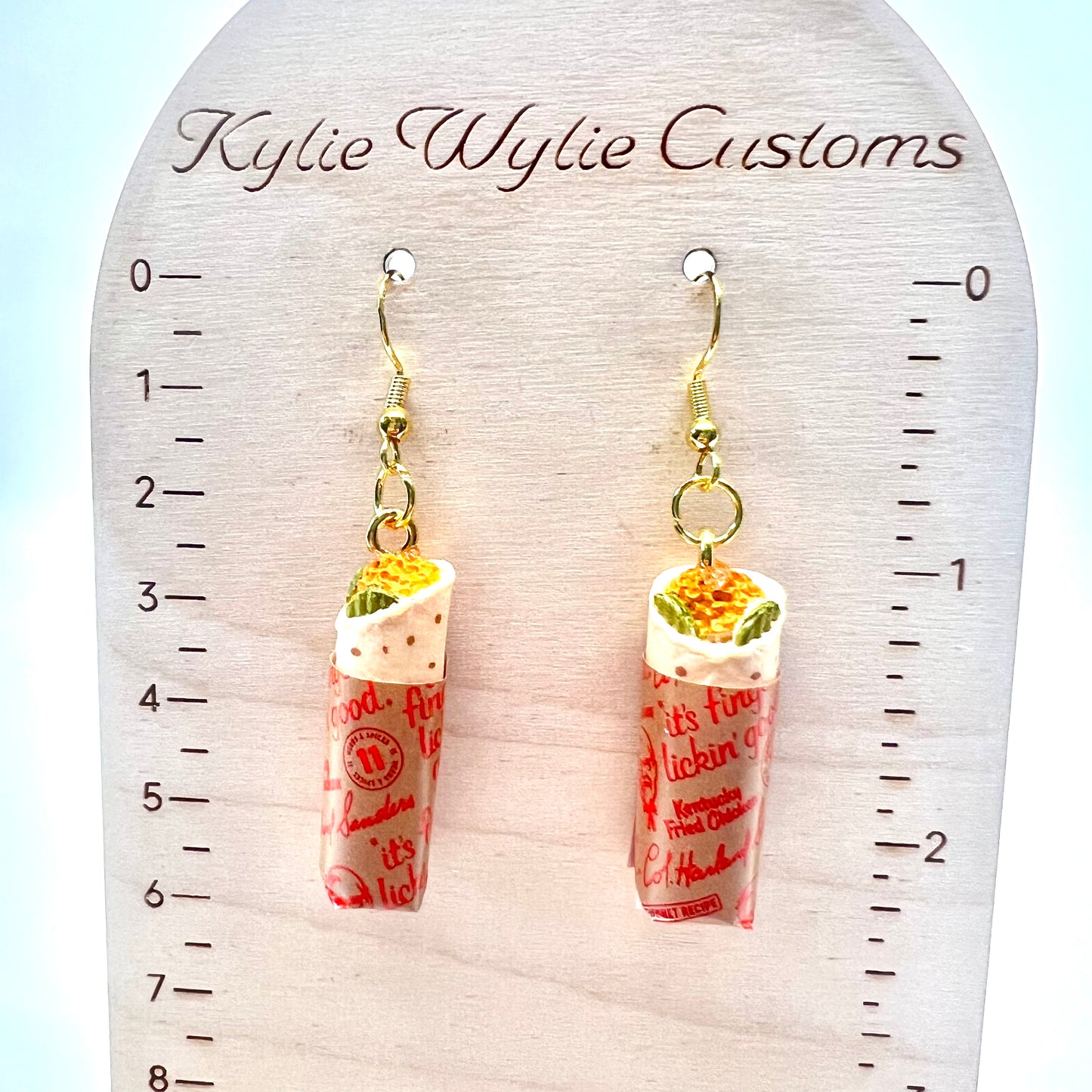 Chicken Wrap Earrings