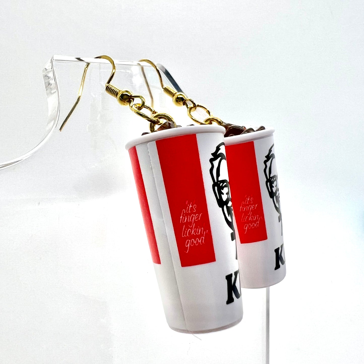 KFC Soda Earrings