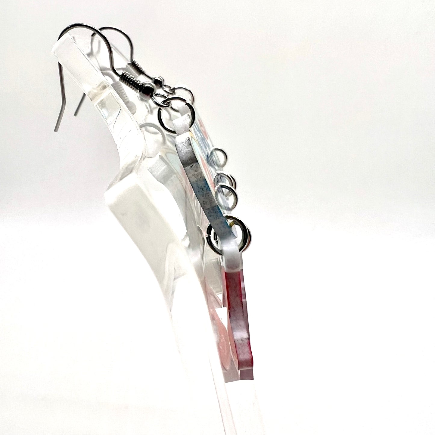 Makeup Compact Earrings