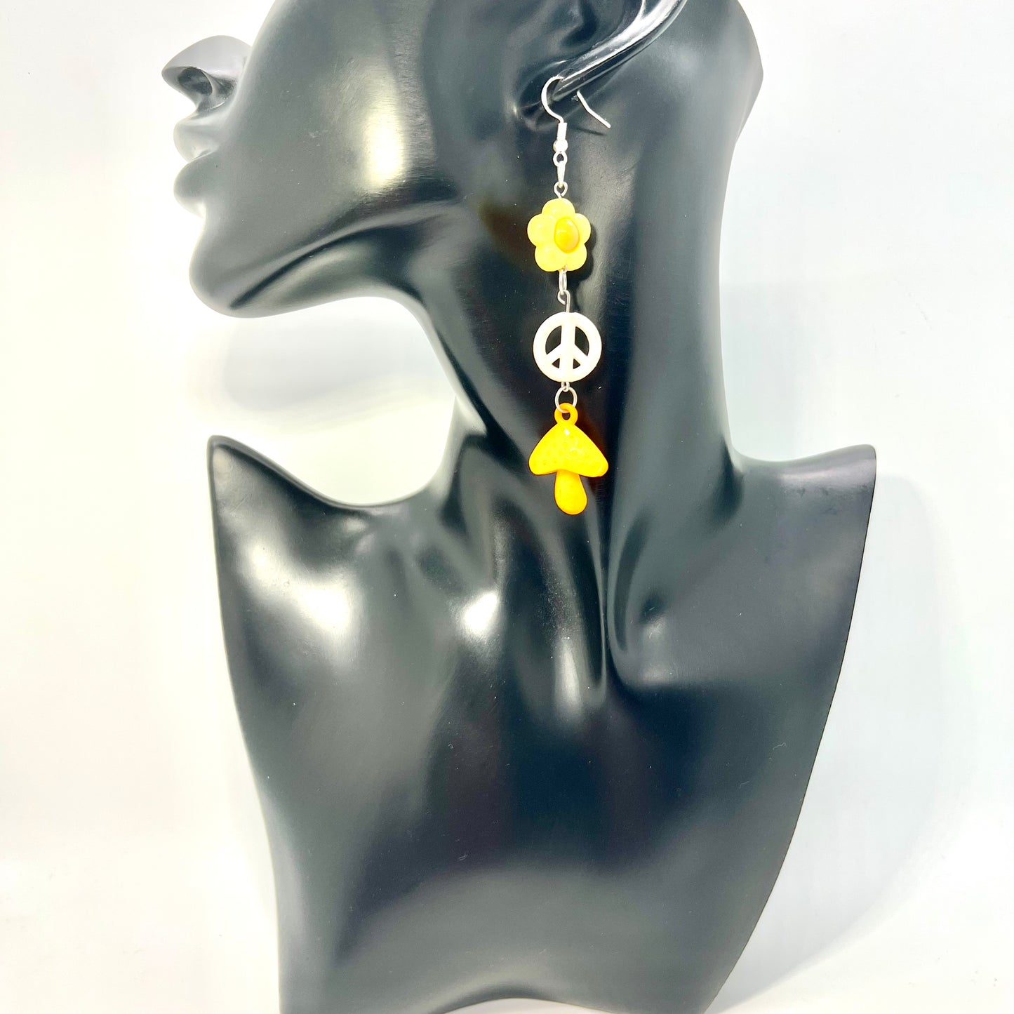 Mushroom Chain Earrings