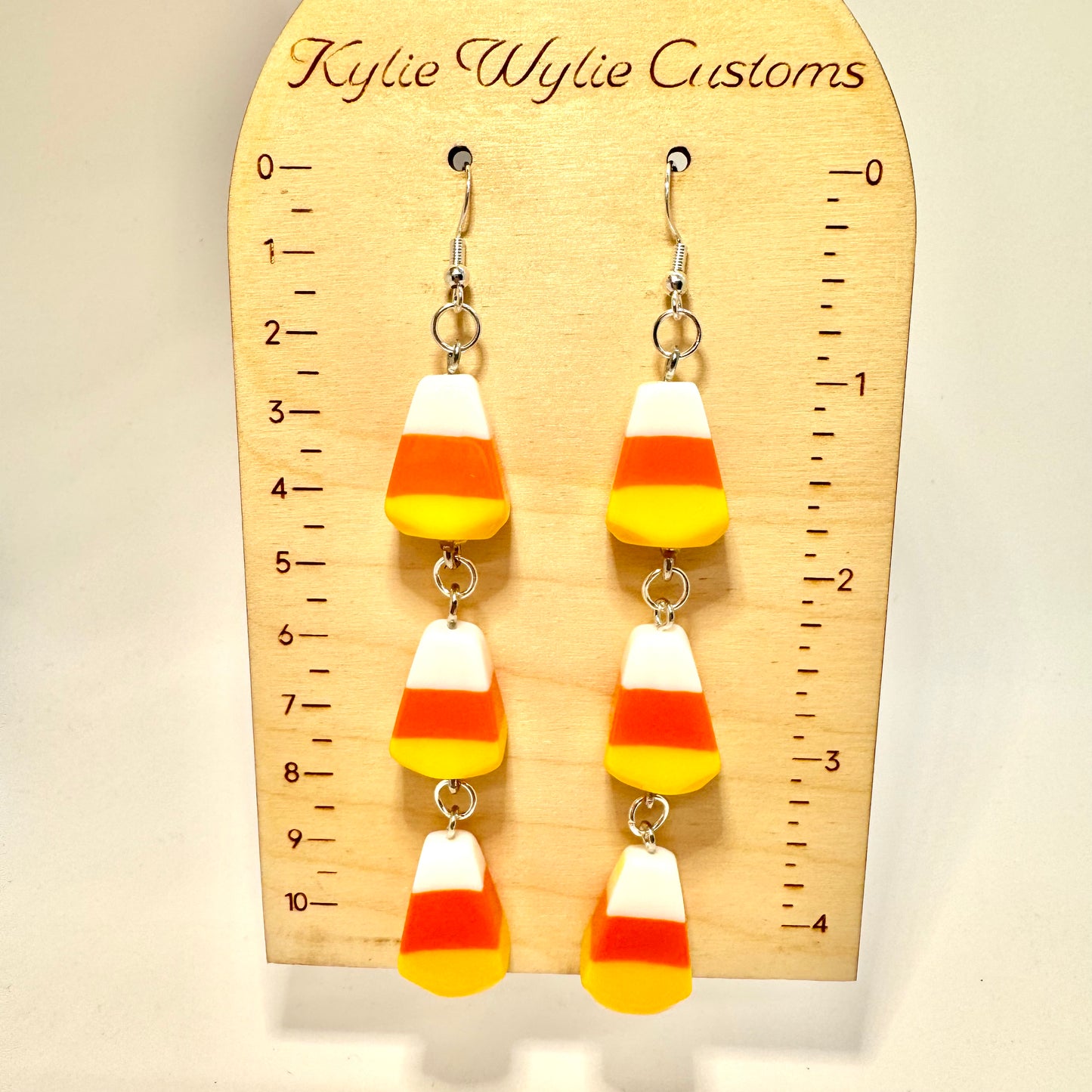 Candy Corn Earrings