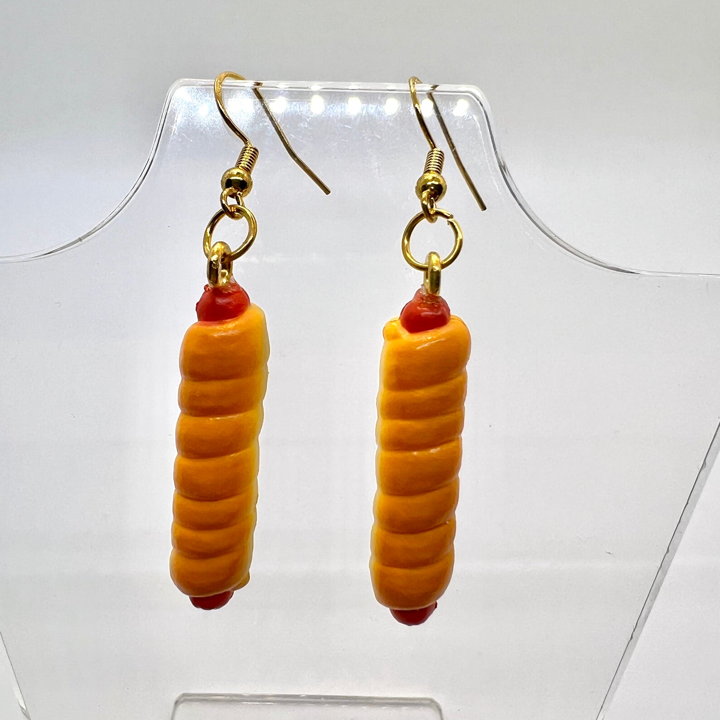 Hotdog Earrings