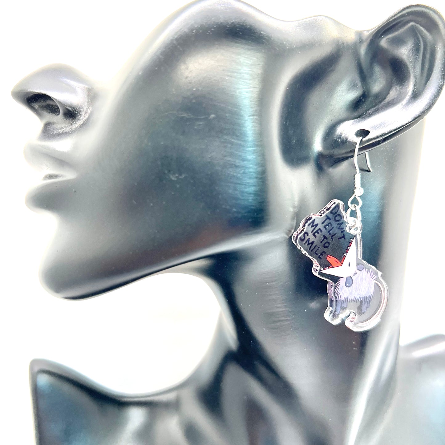 Opossum Attitude Earrings