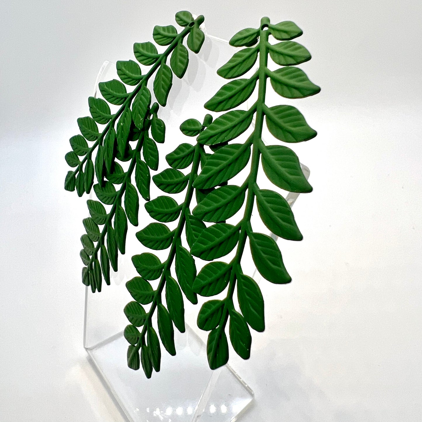Large Plant Earrings