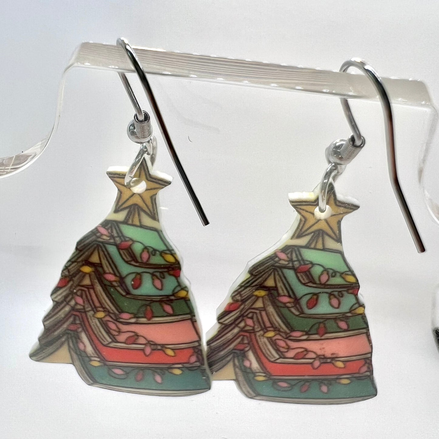 Book Tree Earrings