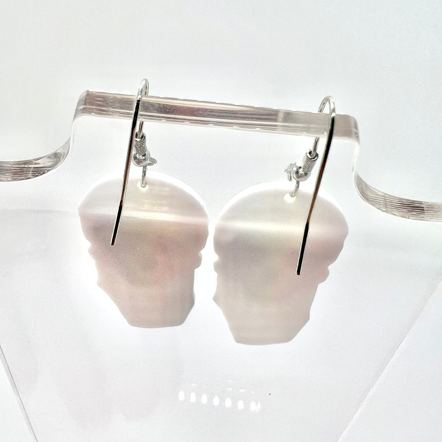 Rainbow Skull Earrings