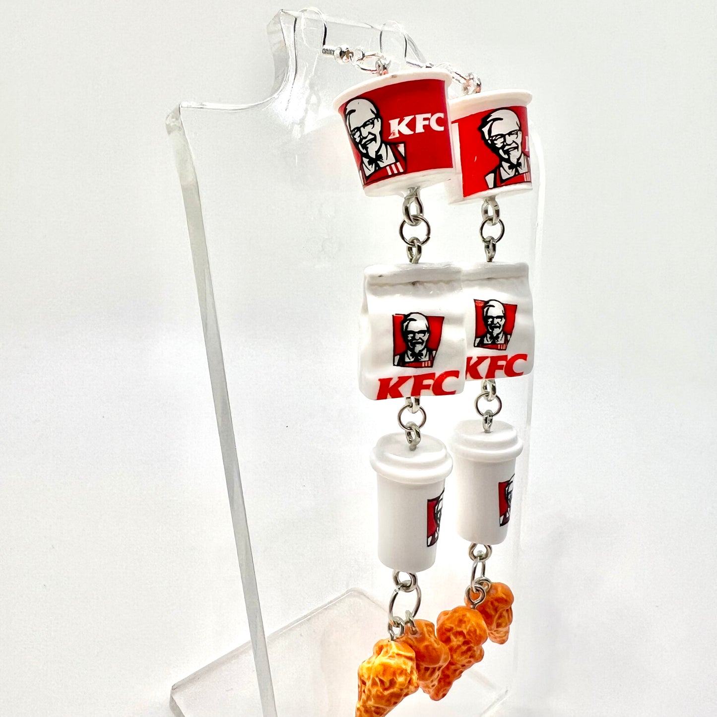 KFC Meal Chain Earrings