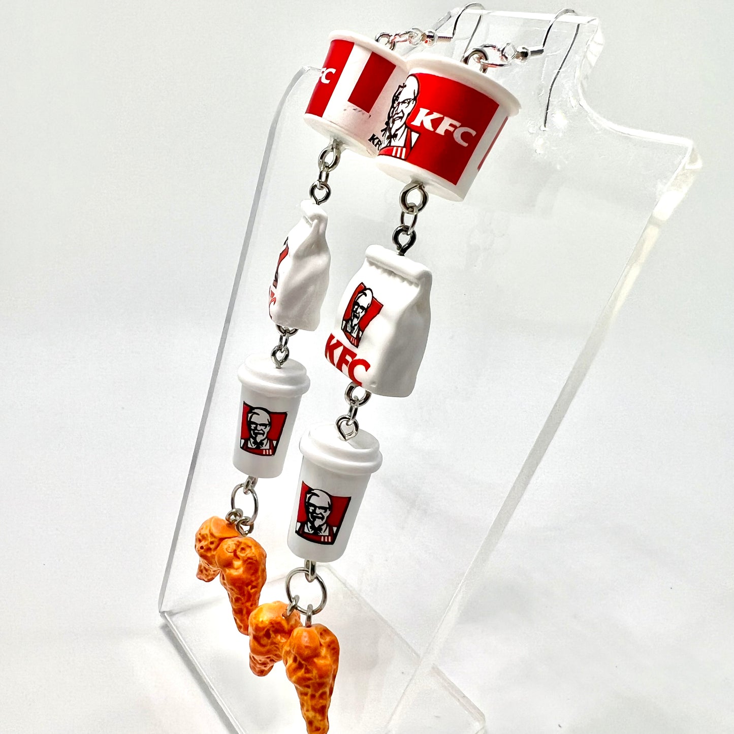 KFC Meal Chain Earrings
