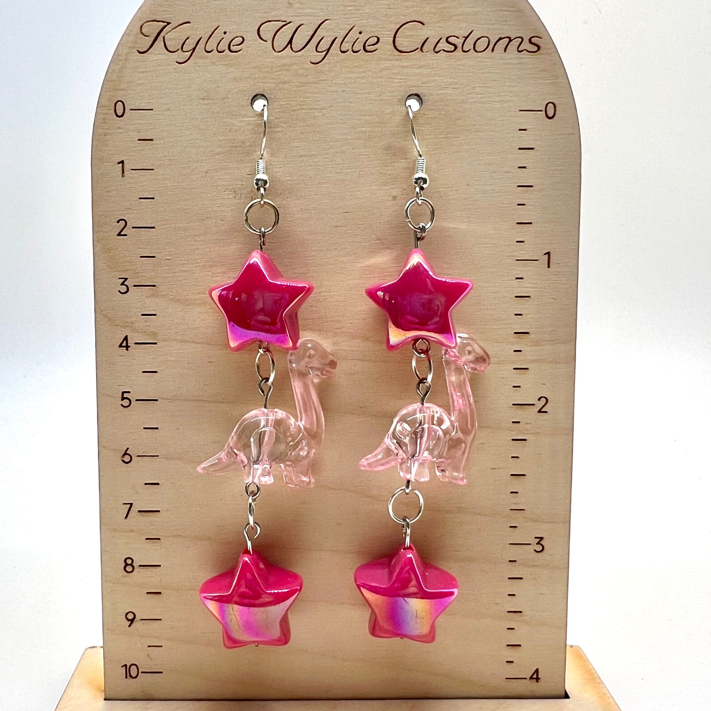 Dino Star Chain Earrings
