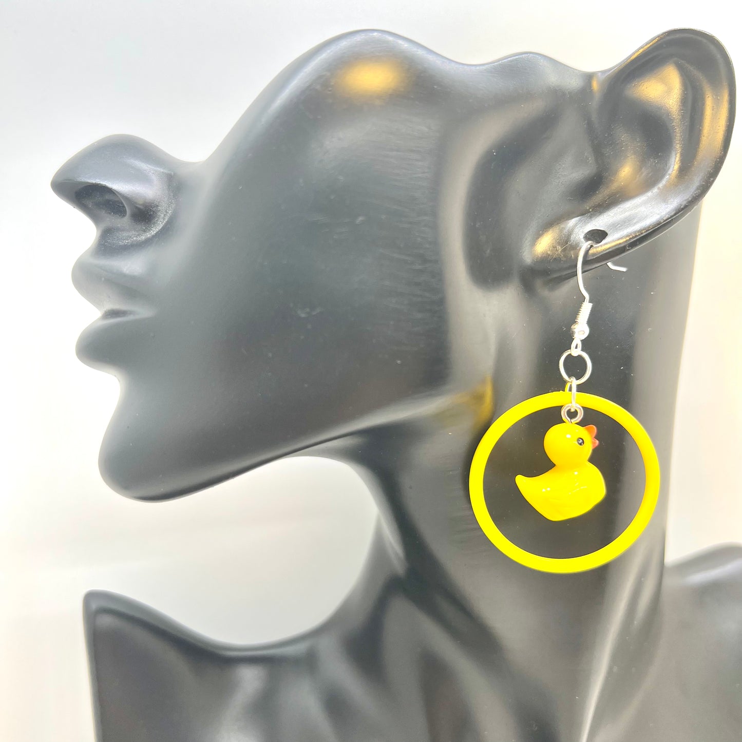 Rubber Duck Swing Earrings