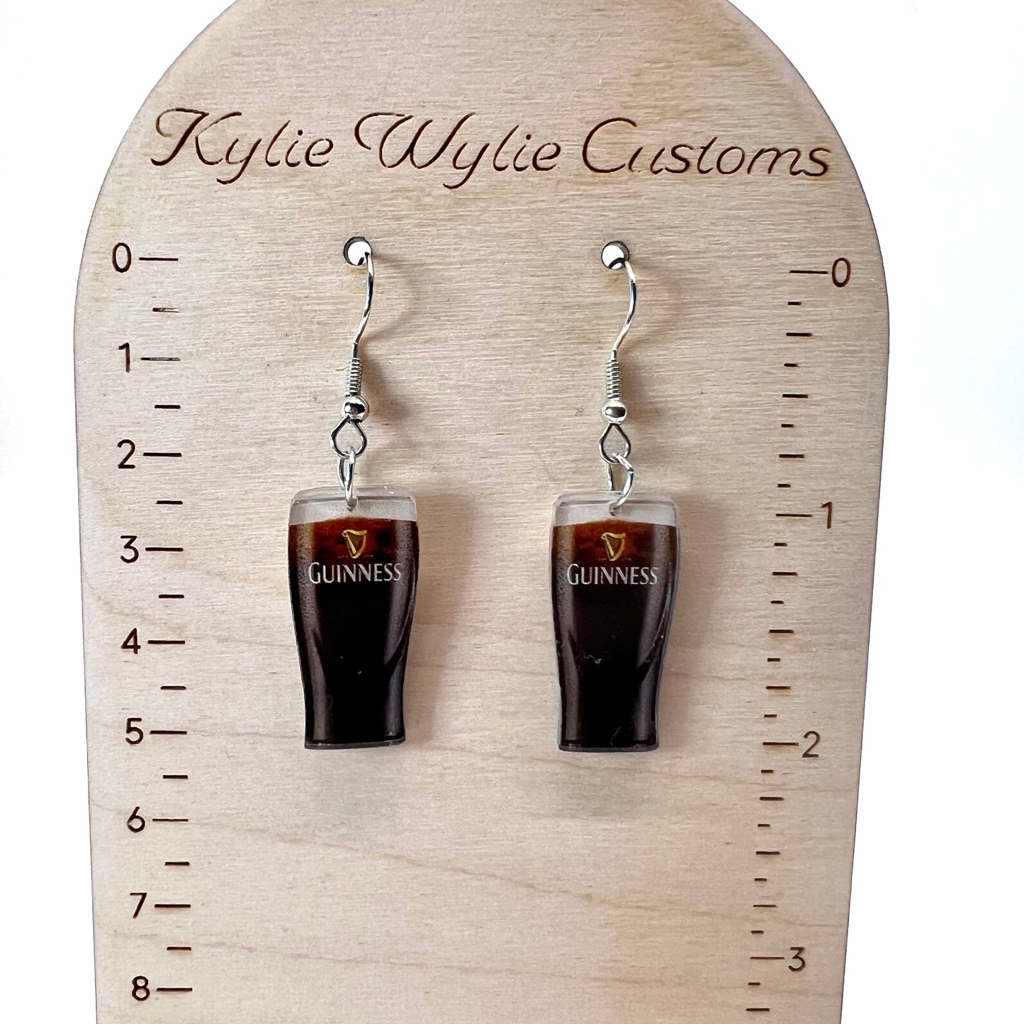 Guinness Glass Earrings