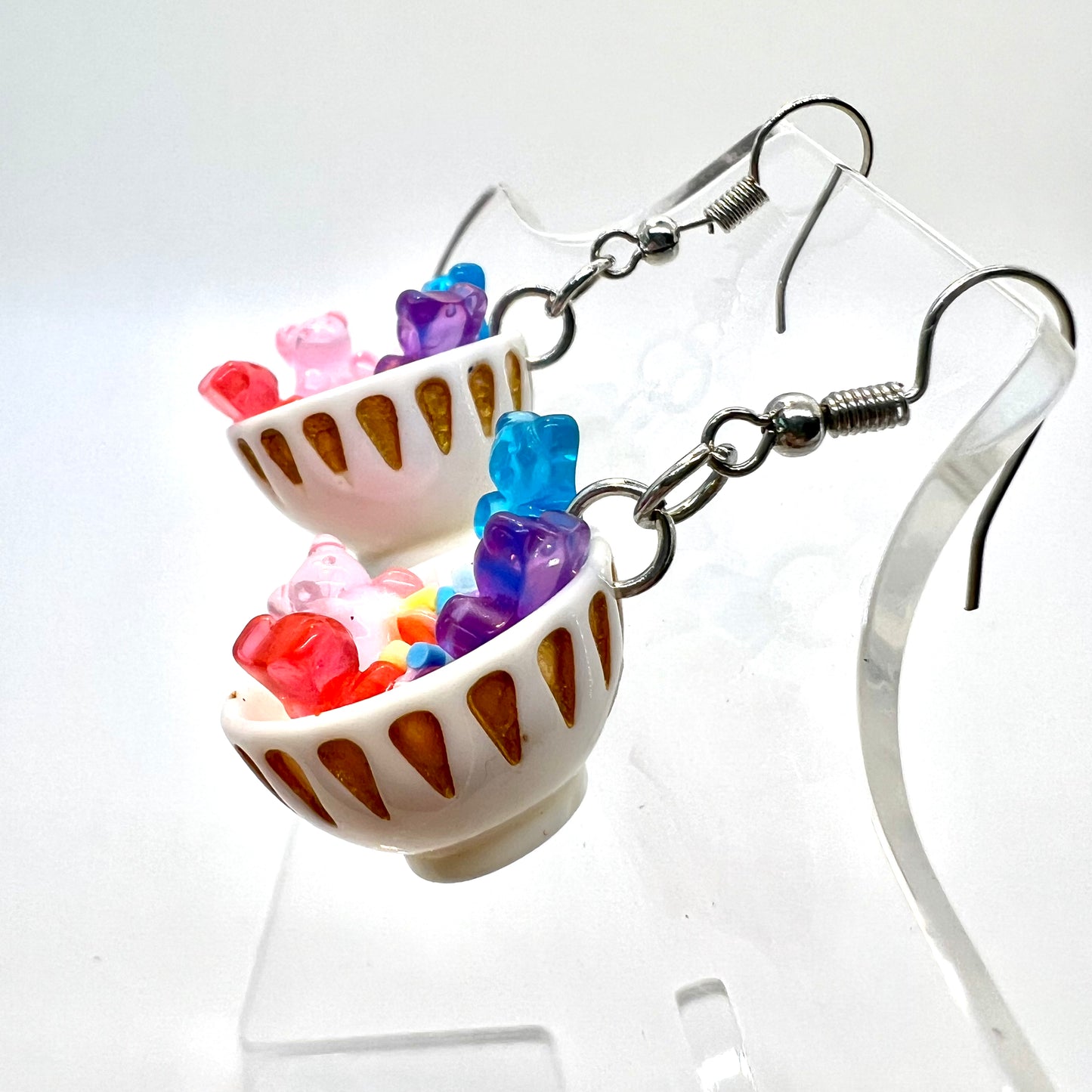 Gummy Bear Bowl Earrings