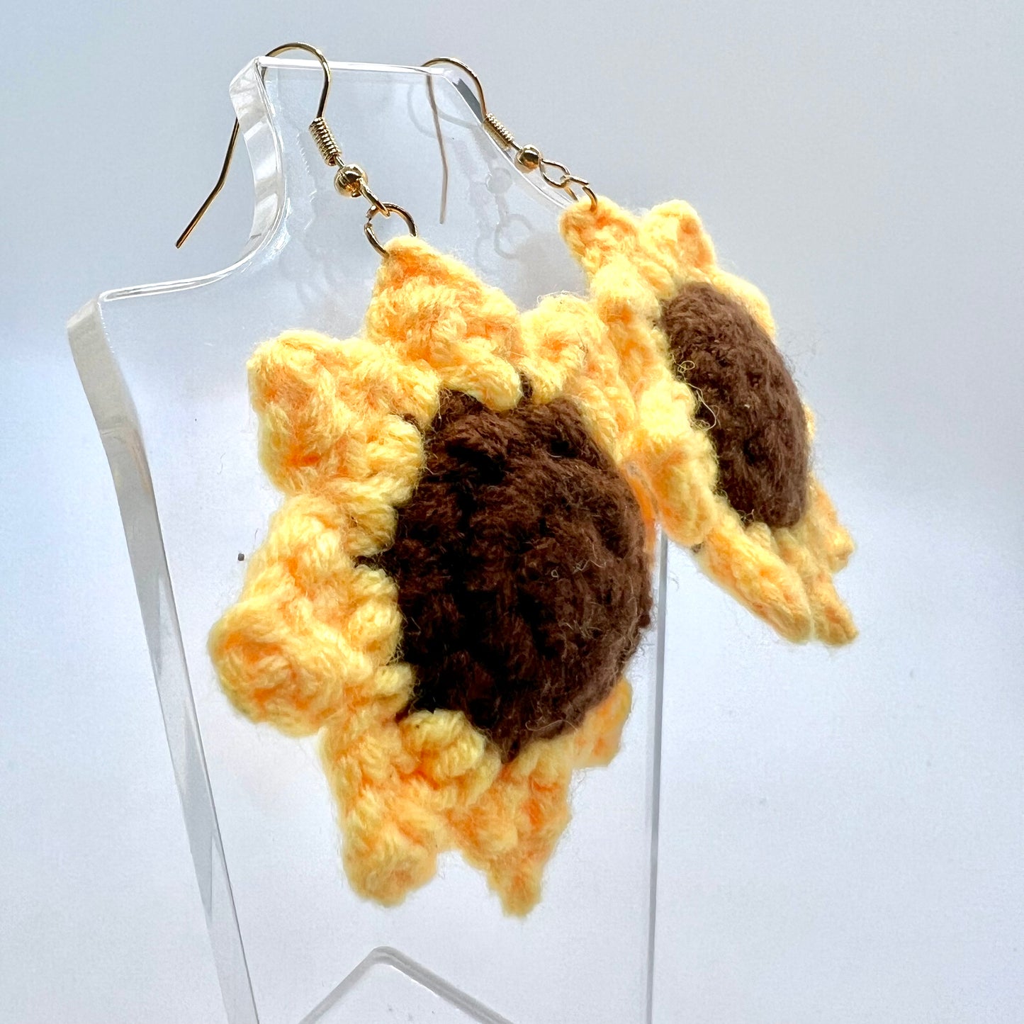 Crochet Flower Earrings