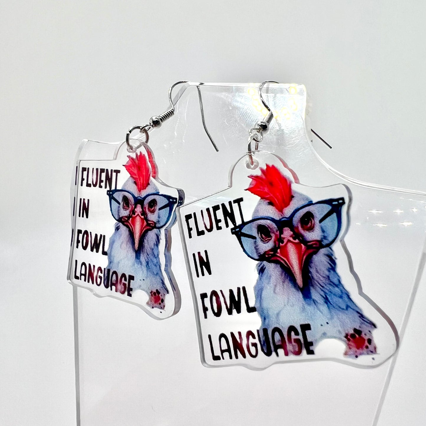 Fowl Language Earrings