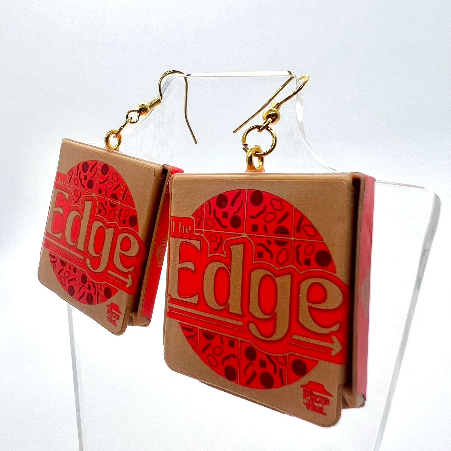 Pizza Hut Box Earrings