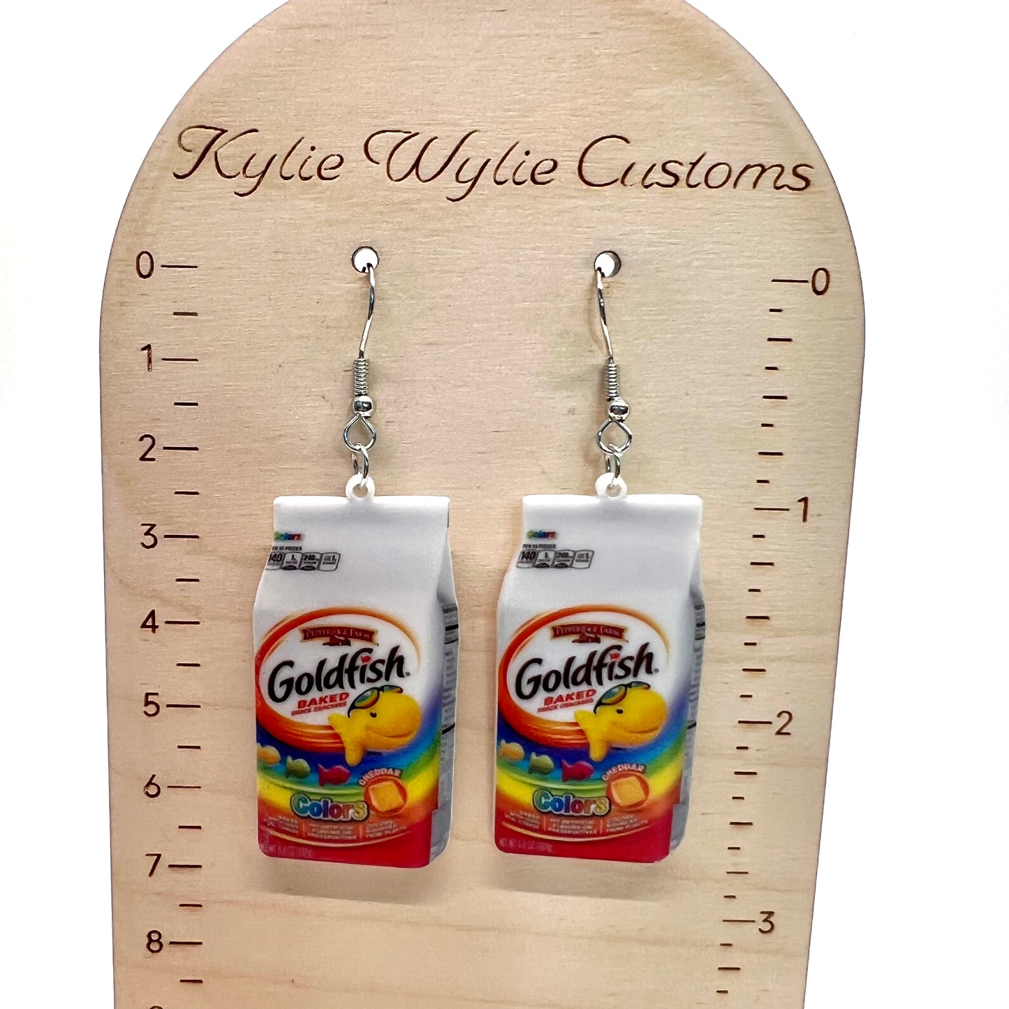 Rainbow Goldfish Earrings