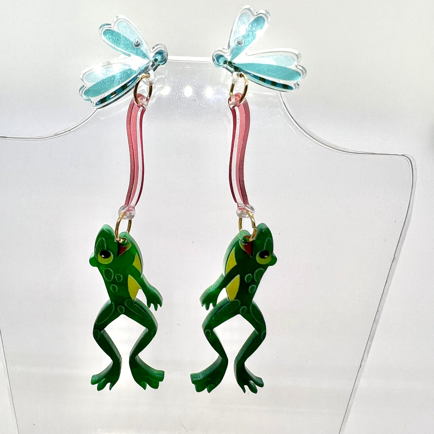 Frog & Fly Earrings