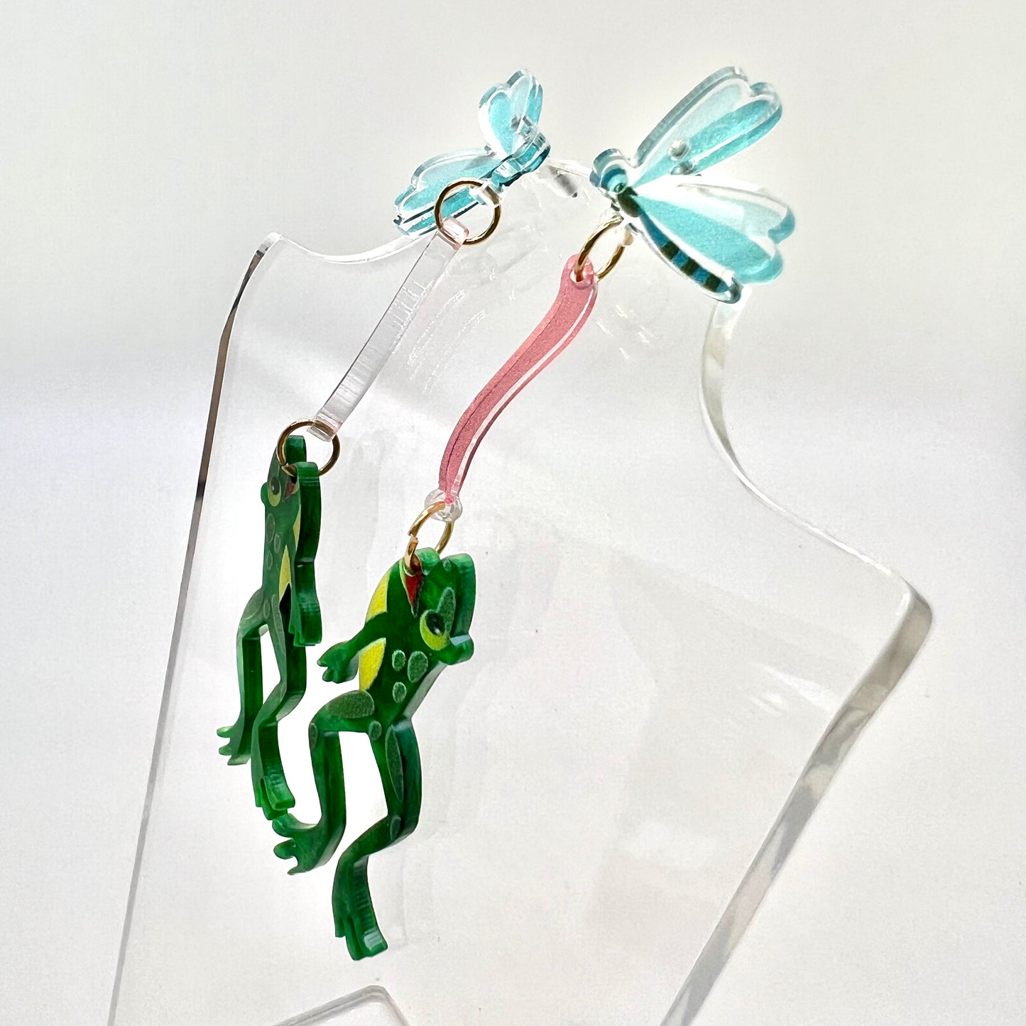 Frog & Fly Earrings