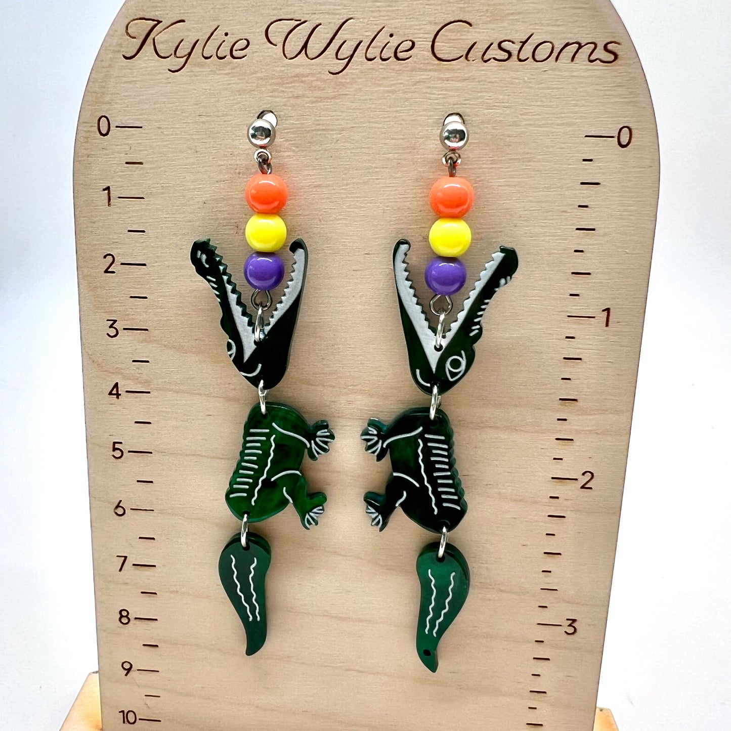 Crocodile Earrings