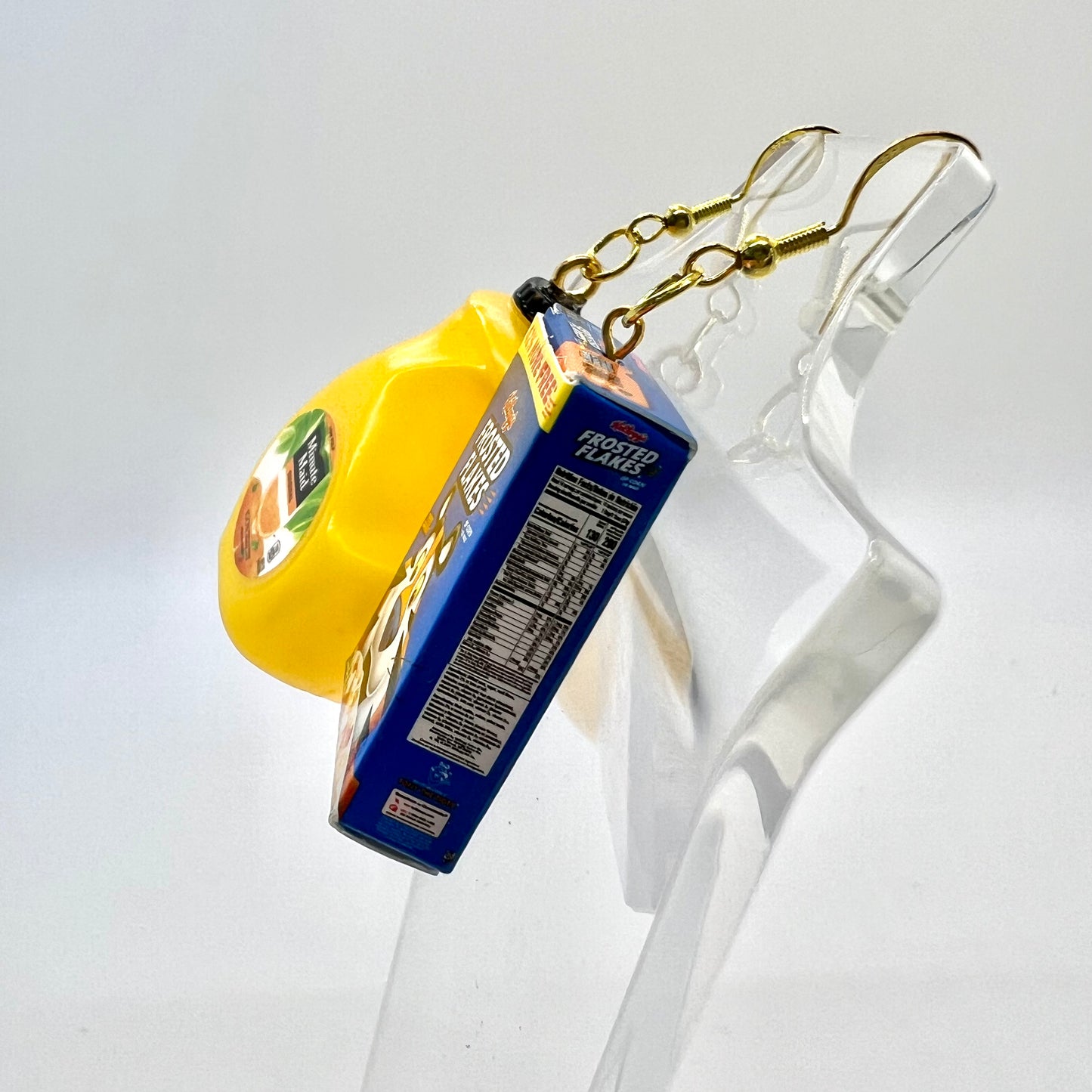 Cereal & Orange Juice Earrings