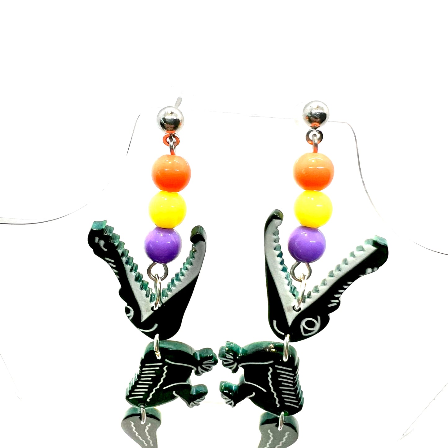 Crocodile Earrings