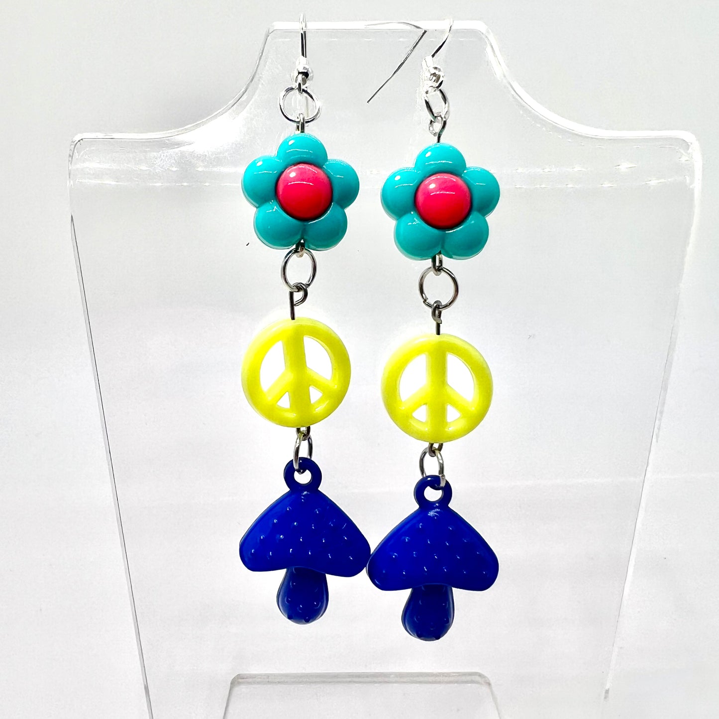 Mushroom Chain Earrings