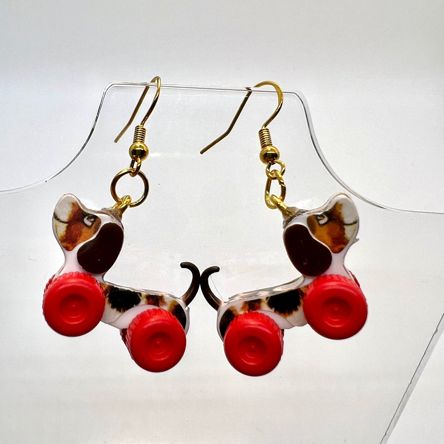 Pull Along Puppy Earrings