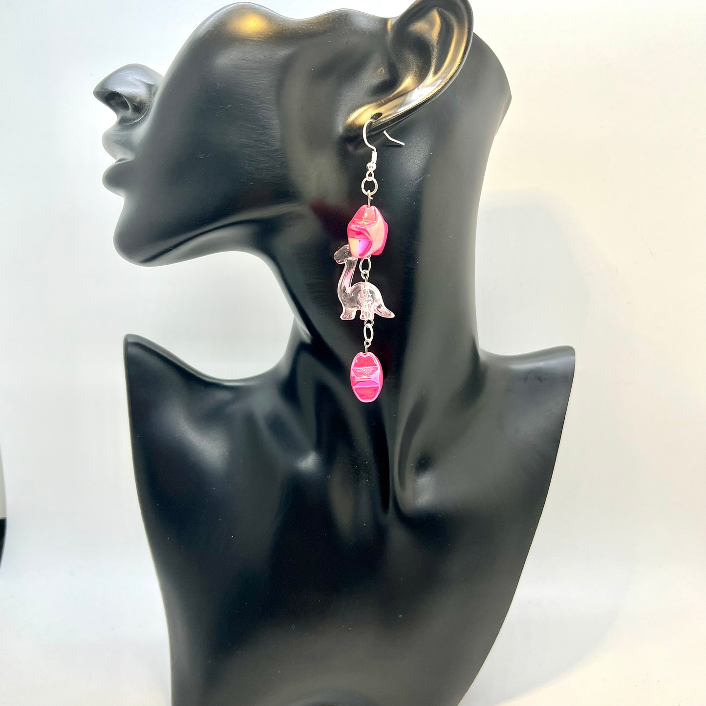 Dino Star Chain Earrings