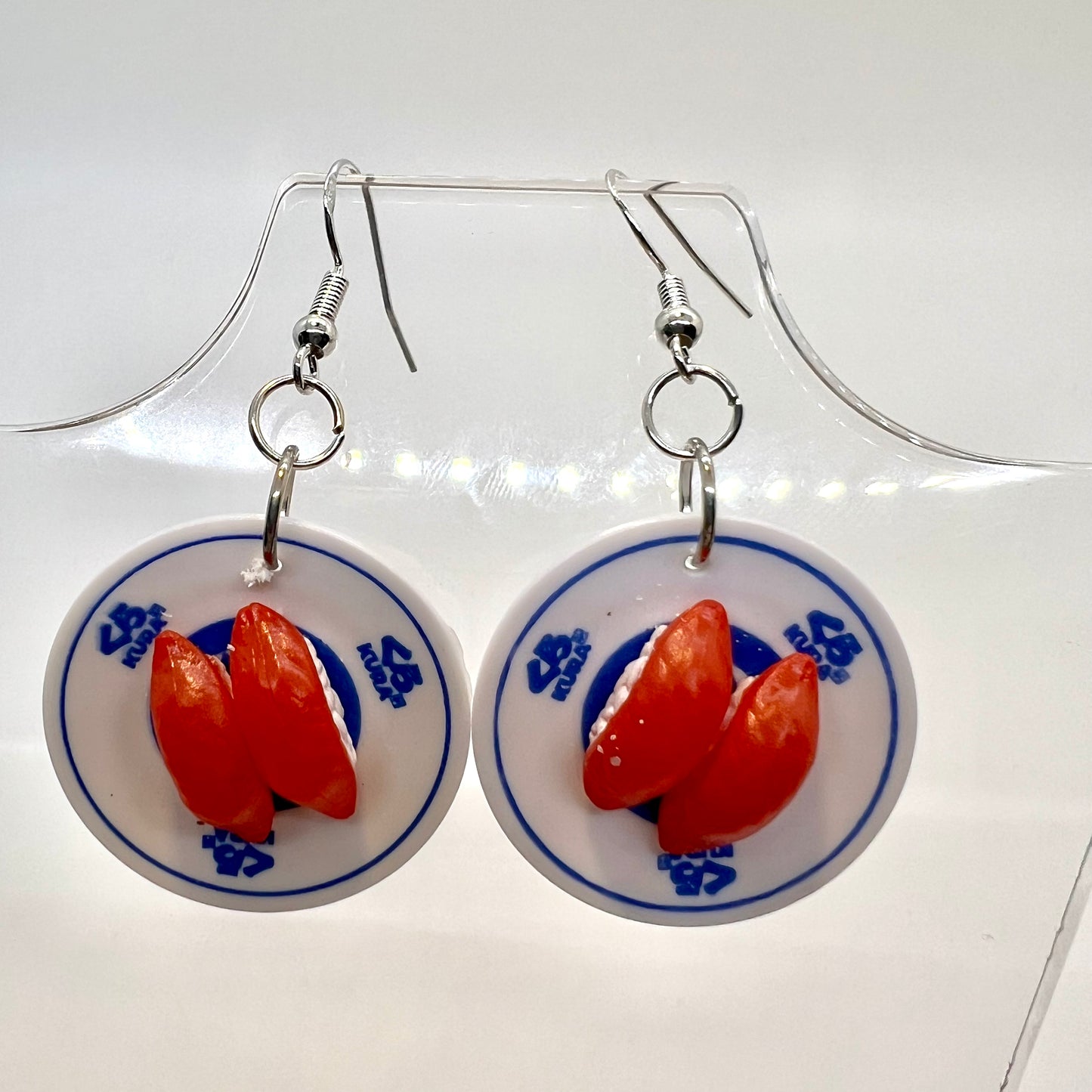 Sushi Plate Earrings