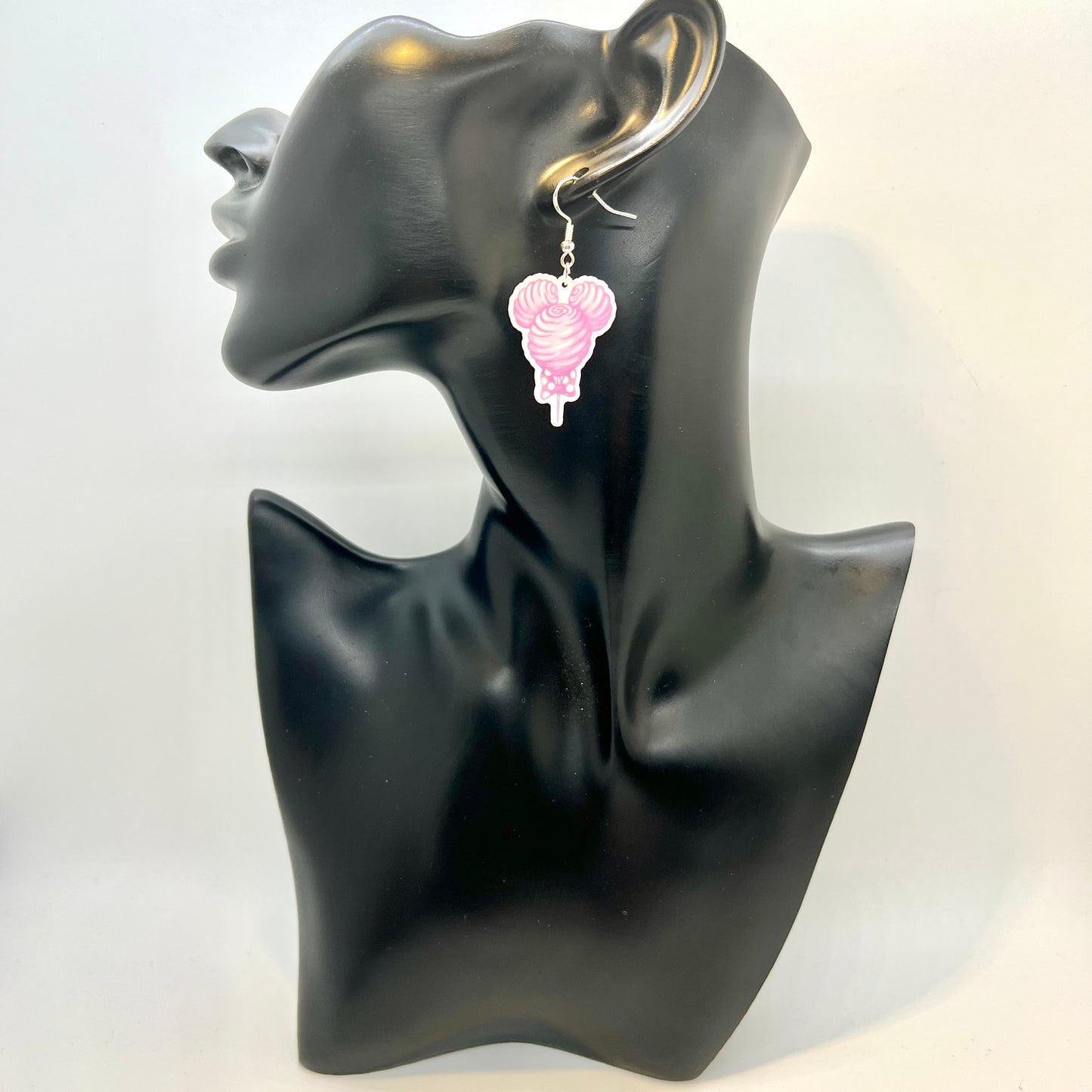 Mickey Ear Cotton Candy Earrings