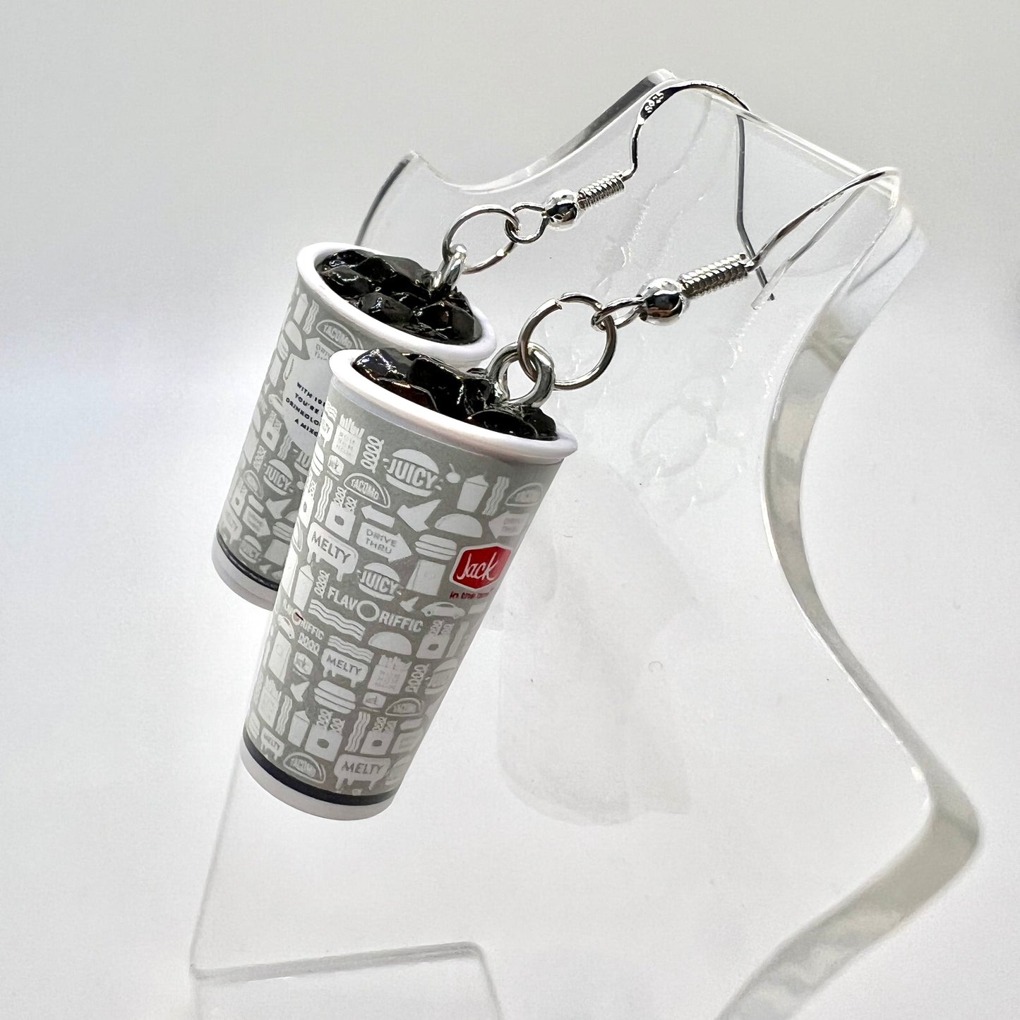 Jack In The Box Drink Earrings