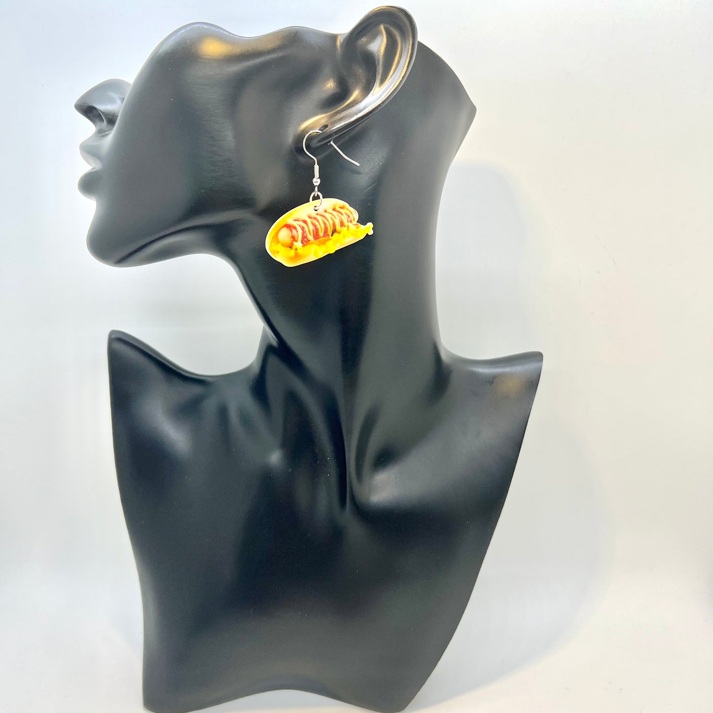 Loaded Hotdog Earrings