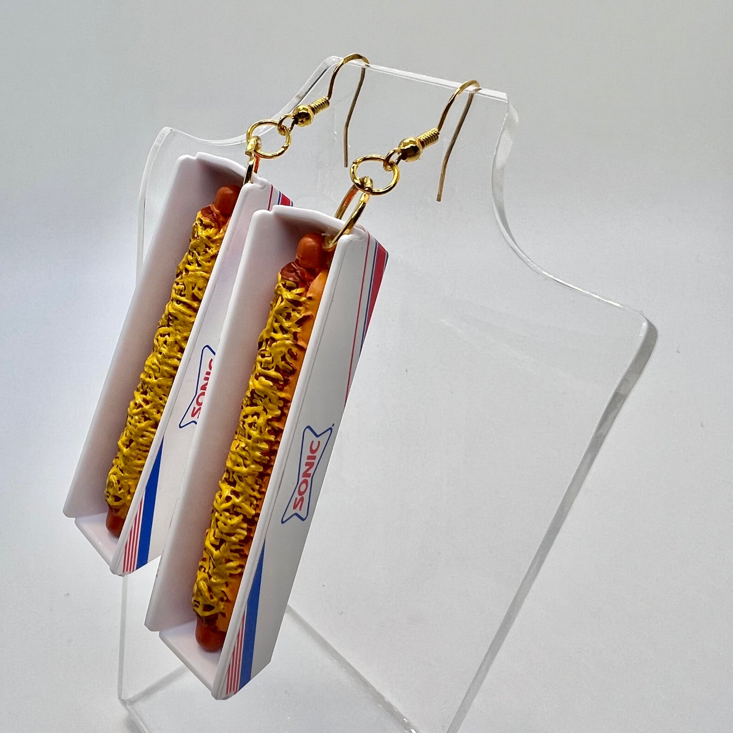 Sonic Chili Dog Earrings