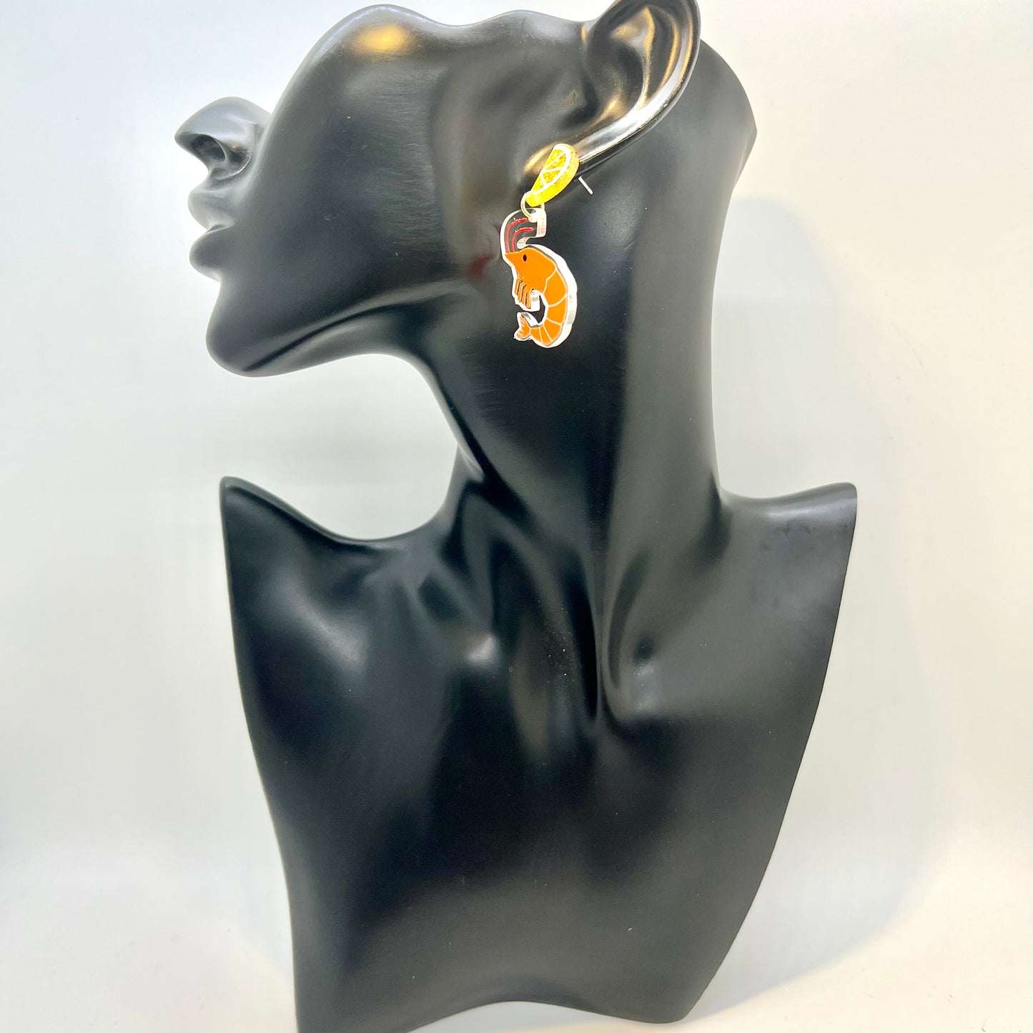 Shrimp & Lemon Earrings