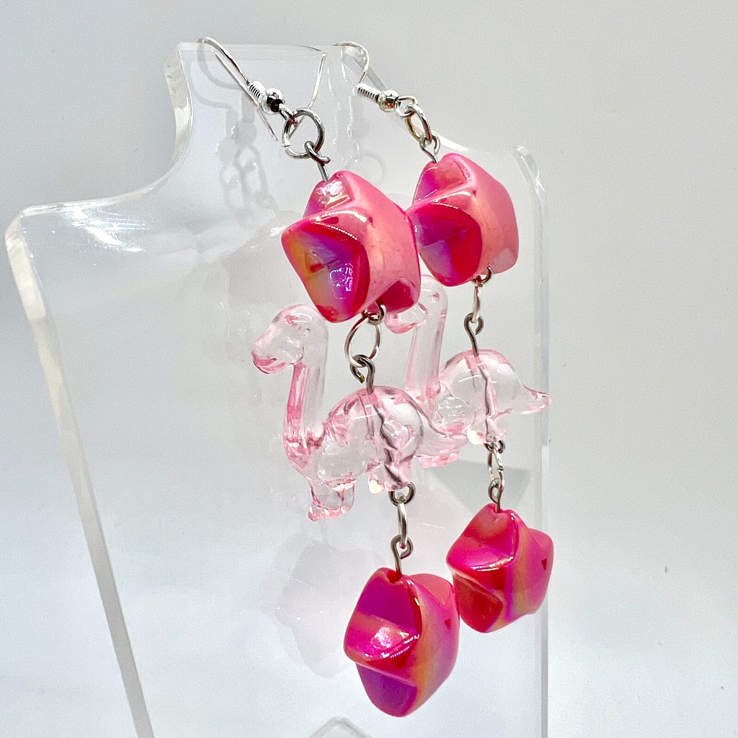 Dino Star Chain Earrings