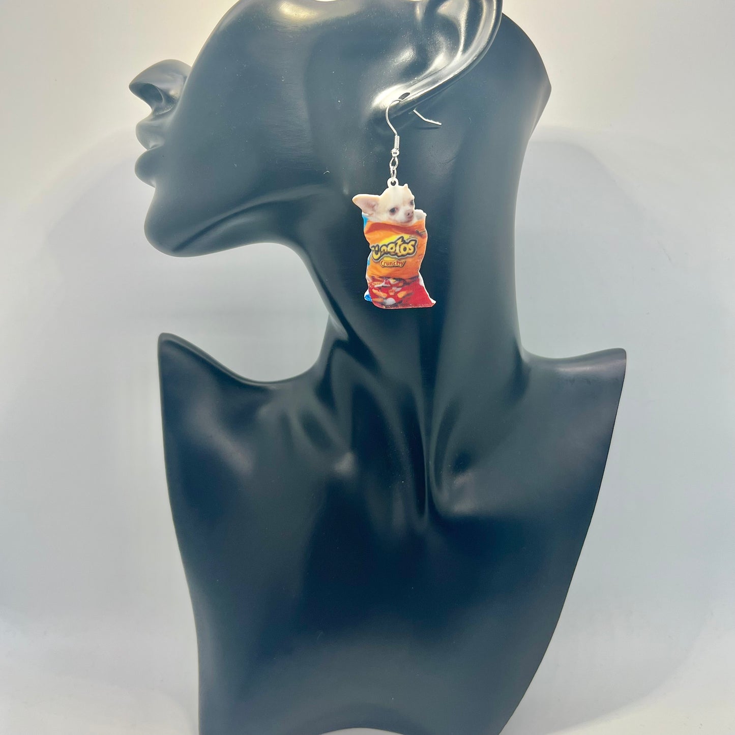 Chihuahua Cheeto Earrings