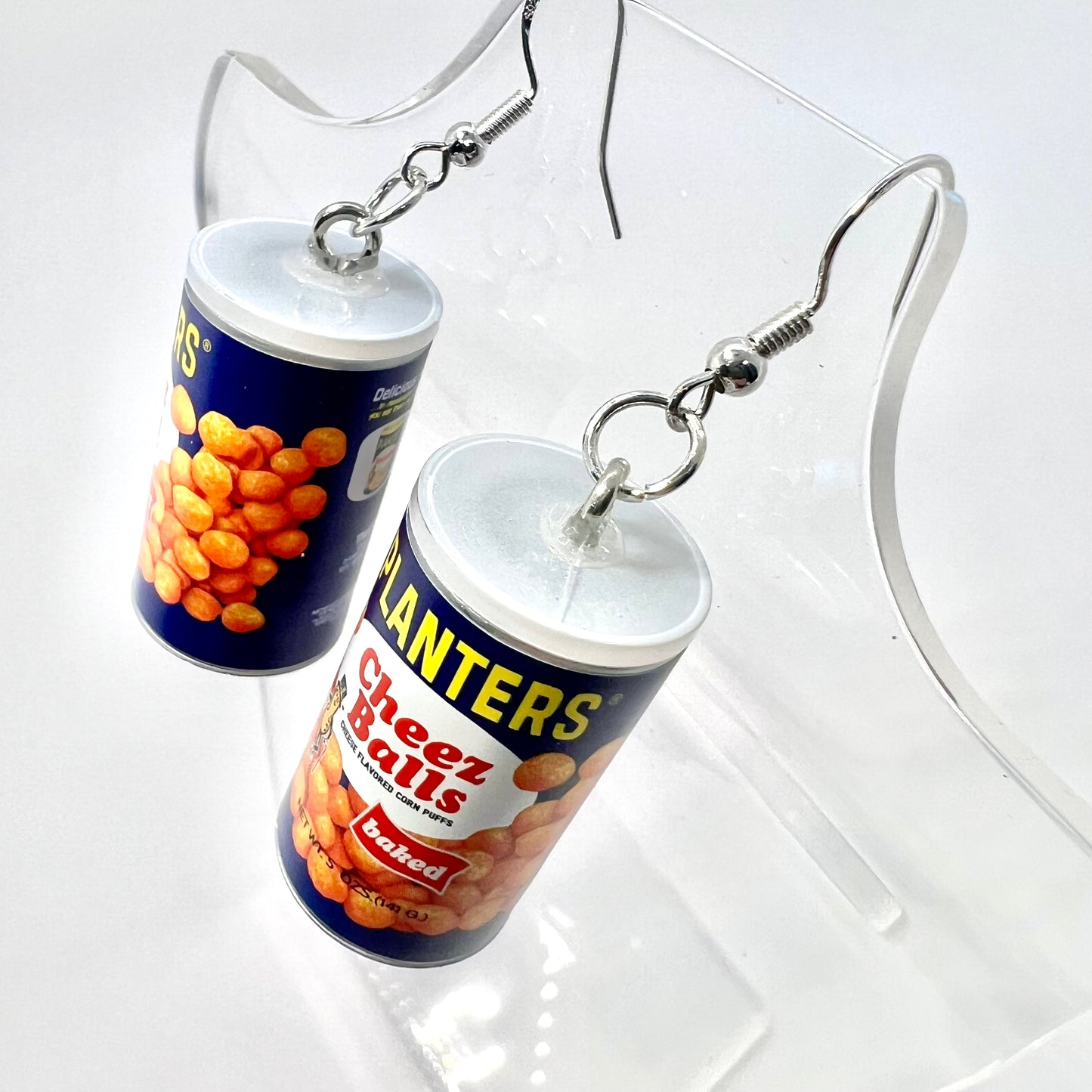 Cheese Balls Can Earrings