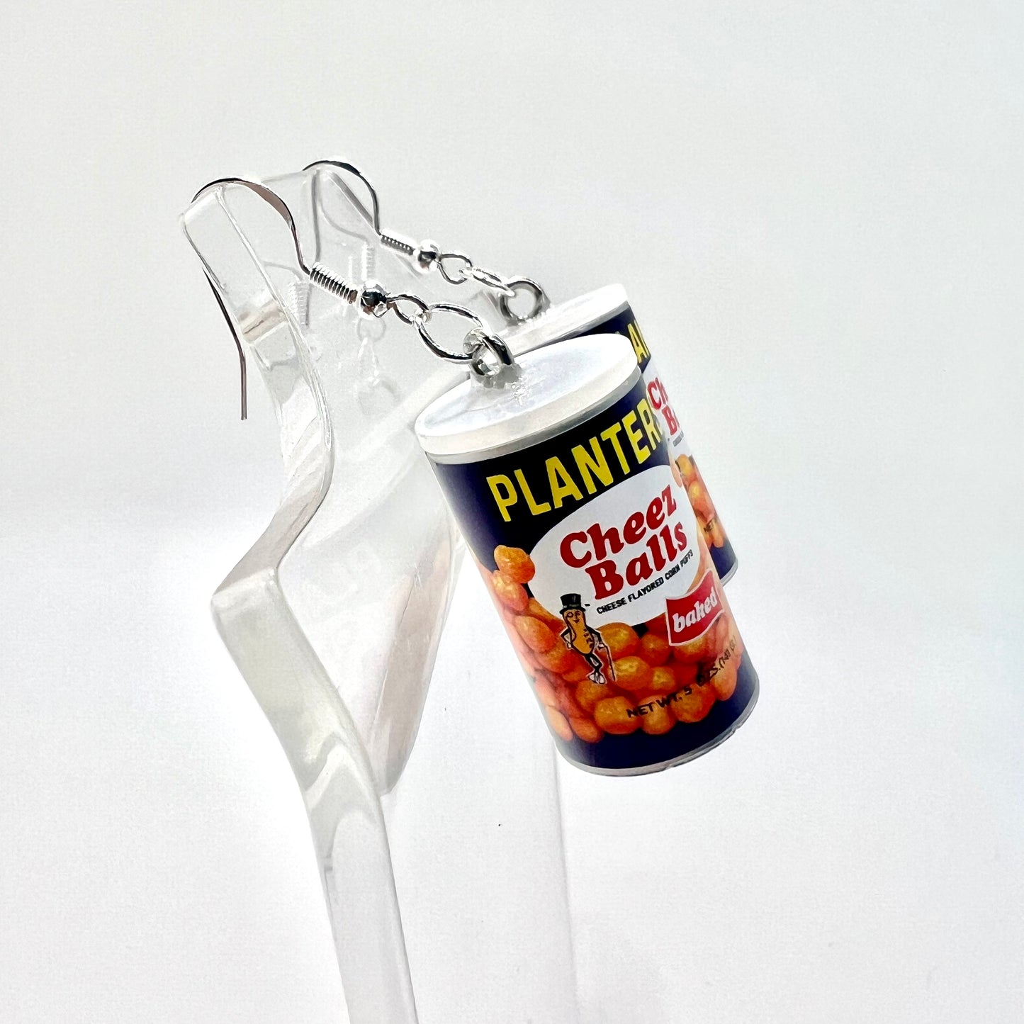 Cheese Balls Can Earrings