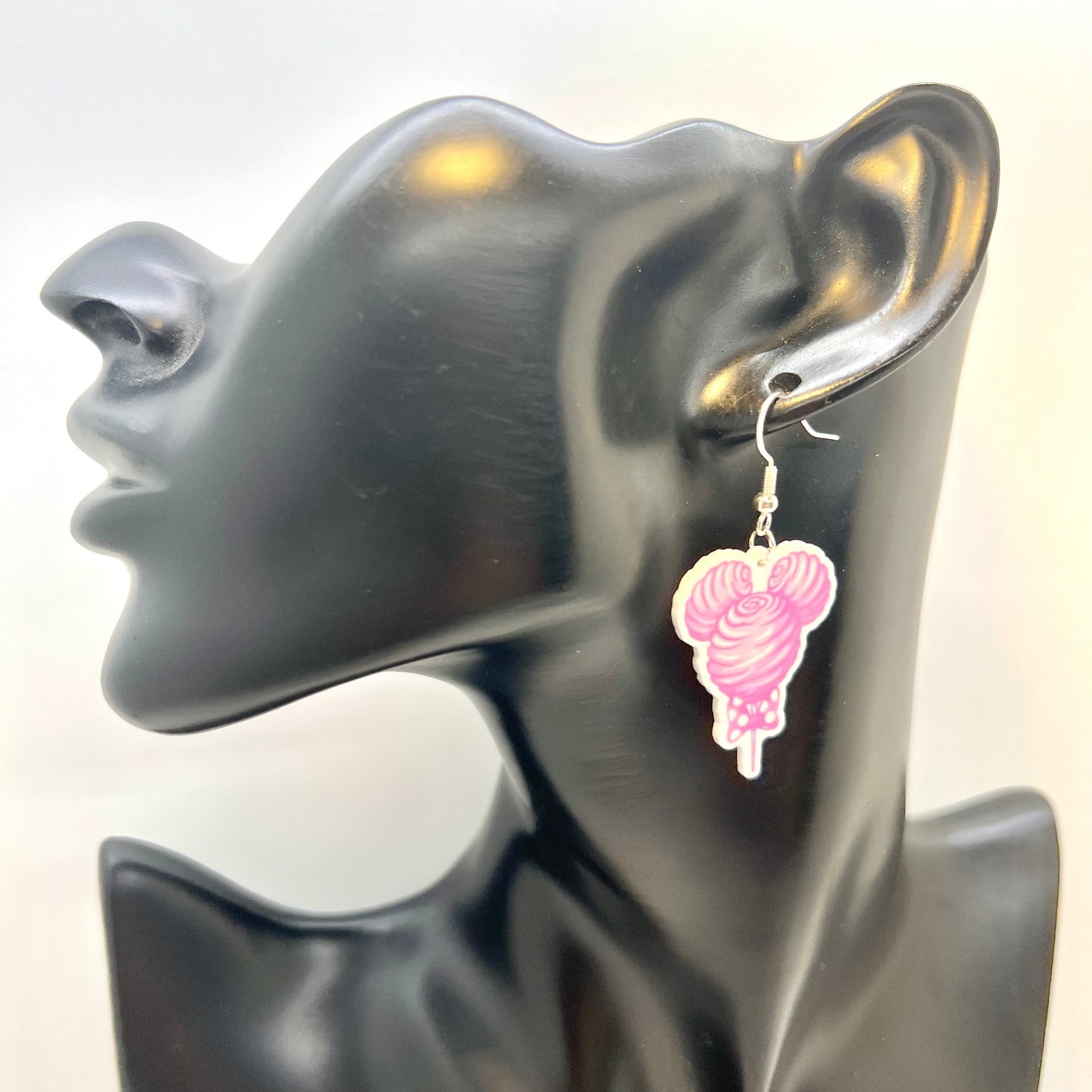 Mickey Ear Cotton Candy Earrings