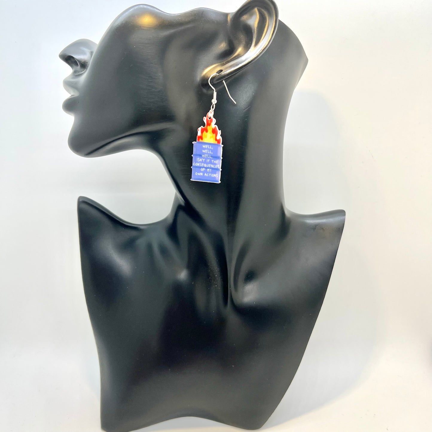 Dumpster Fire Earrings