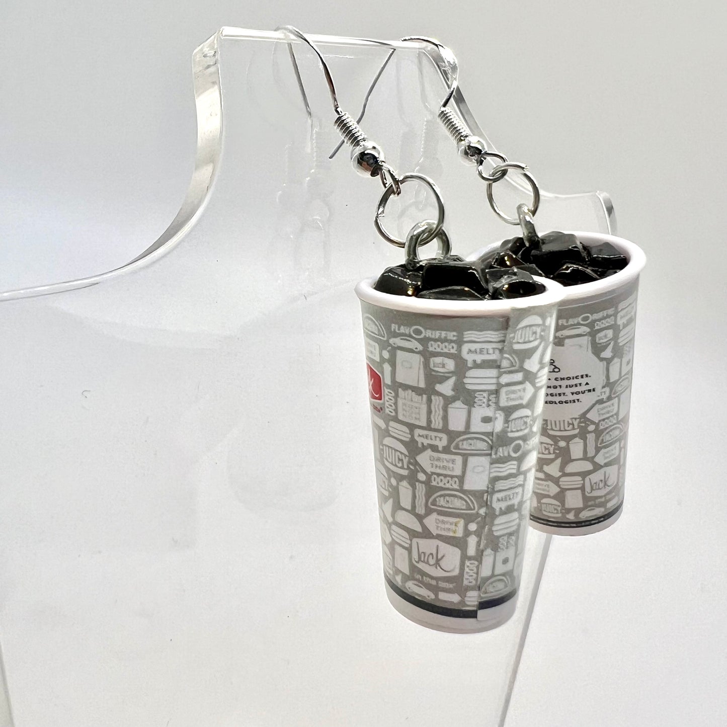 Jack In The Box Drink Earrings