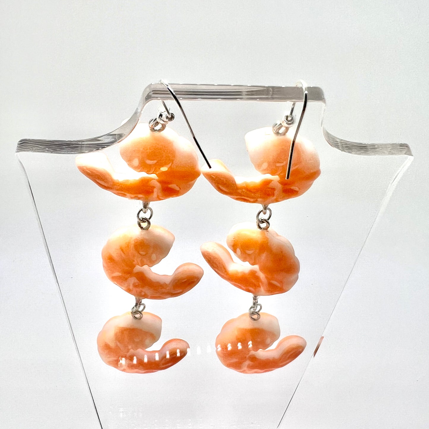 Shrimp Chain Earrings